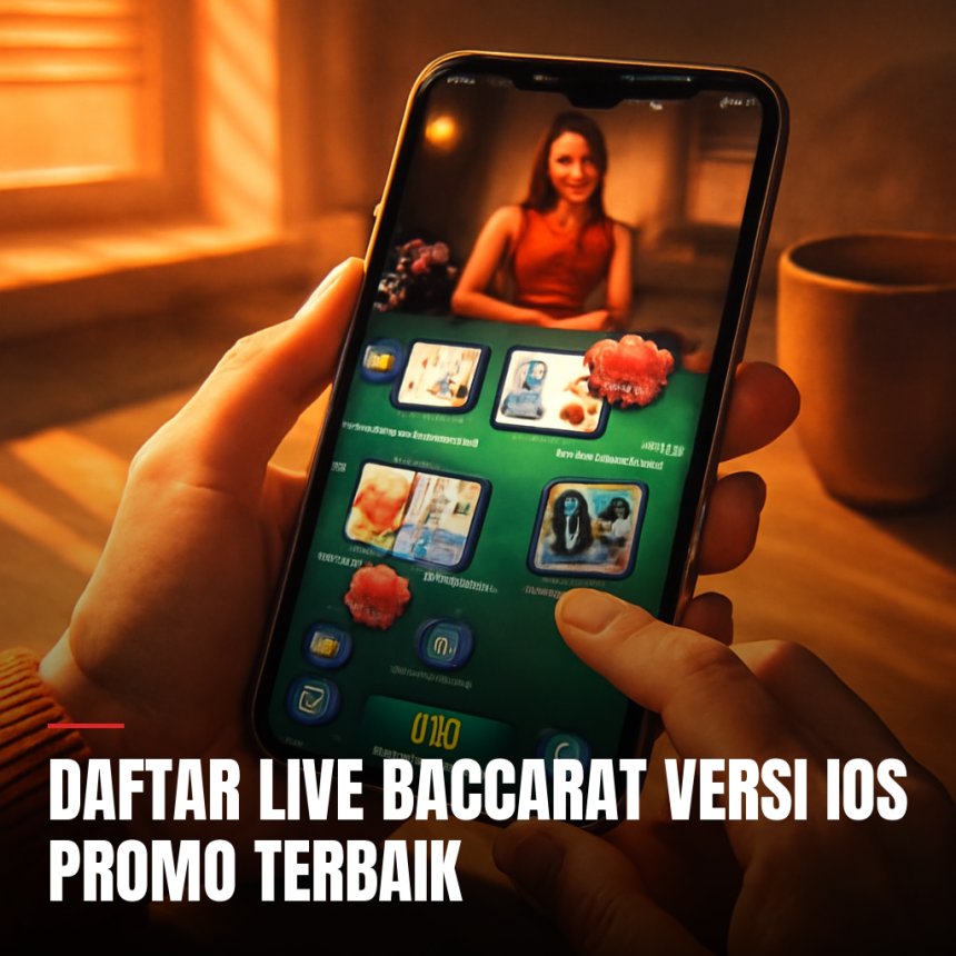 Live baccarat versi iOS dengan promo terbaik