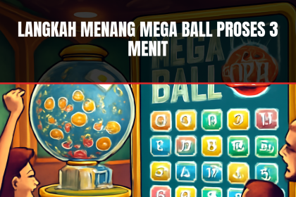 Menggambarkan langkah menang mega ball dalam proses tiga menit