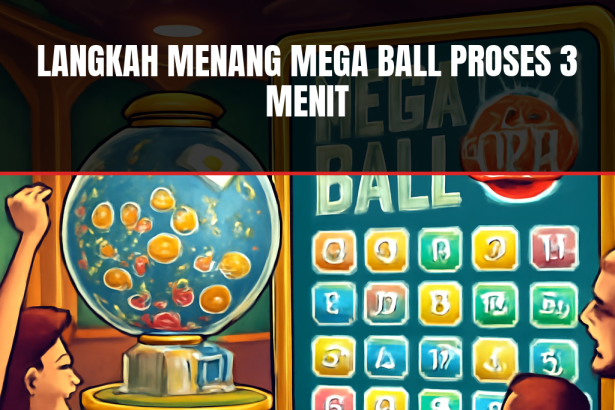 Menggambarkan langkah menang mega ball dalam proses tiga menit