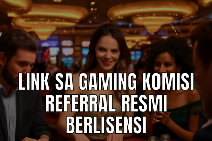 Link sa gaming komisi referral dalam suasana casino live dealer.
